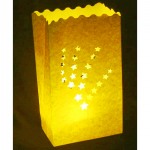 Yellow Shooting Stars Paper Lantern candle tealight_sml.jpg